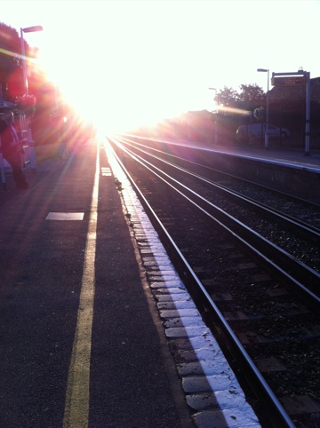 Shoreham-by-Sea Railway Train Station sunrise